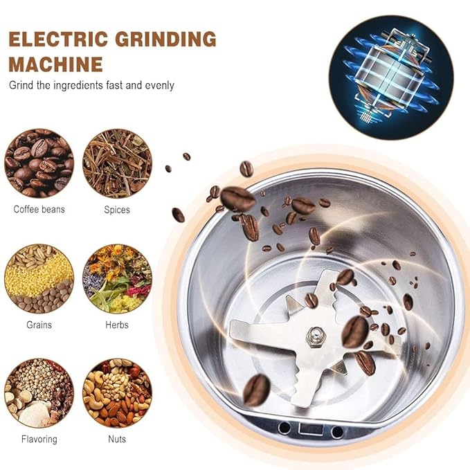 "Electric Spice & Coffee Grinder