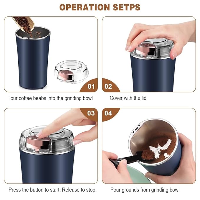 "Electric Spice & Coffee Grinder