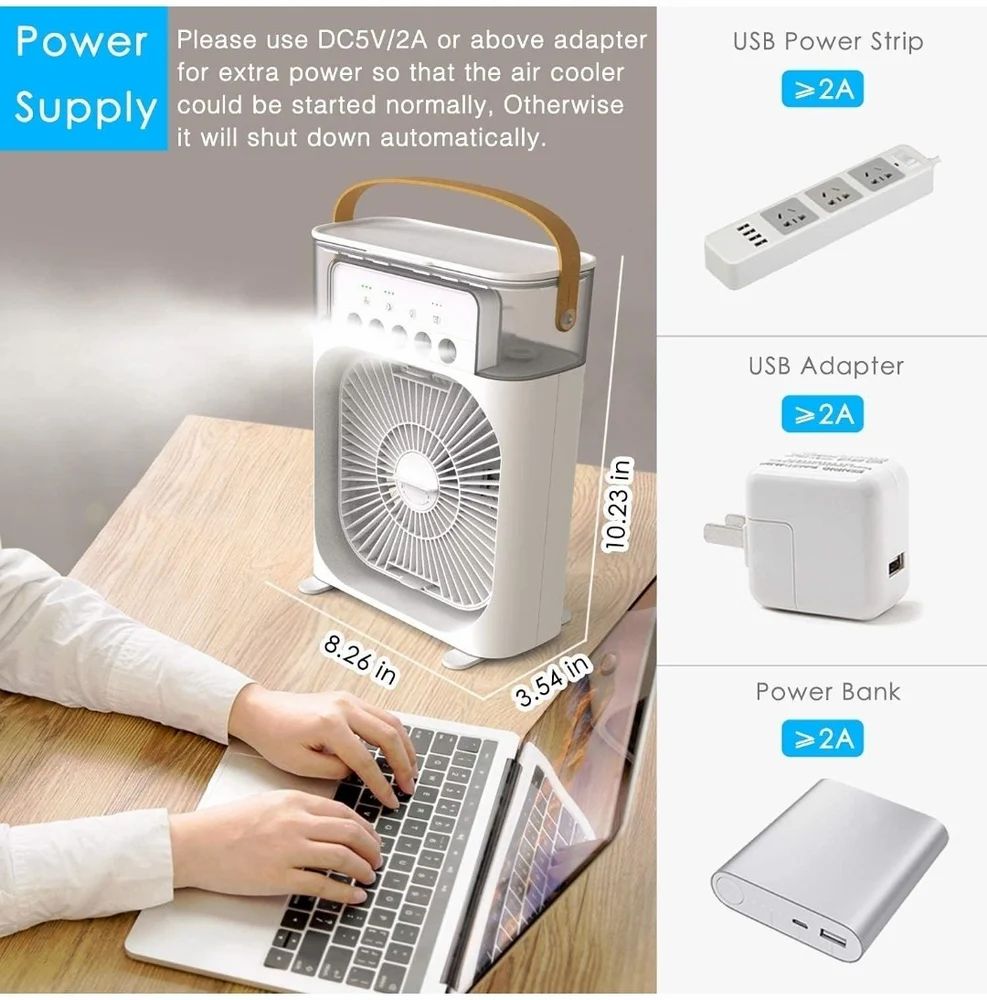 Portable Mini Rechargeable Air Conditioner